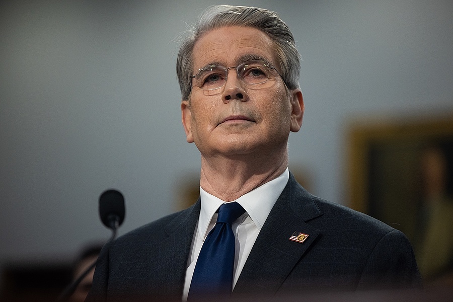 Scott Bessent amerikai pénzügyminiszter Washingtonban, 2025. május 6-án